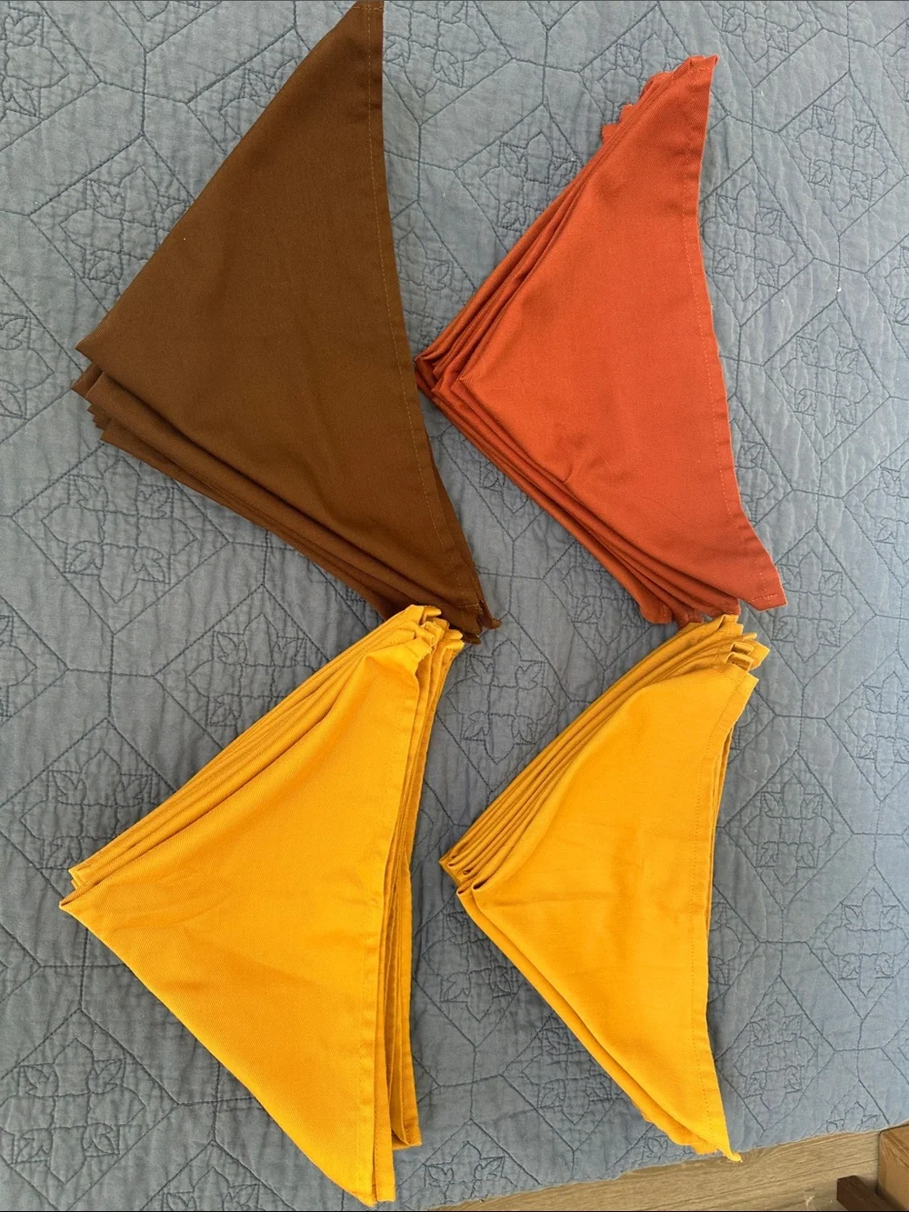 Fall Cotton Napkins! Set of 32  15x15